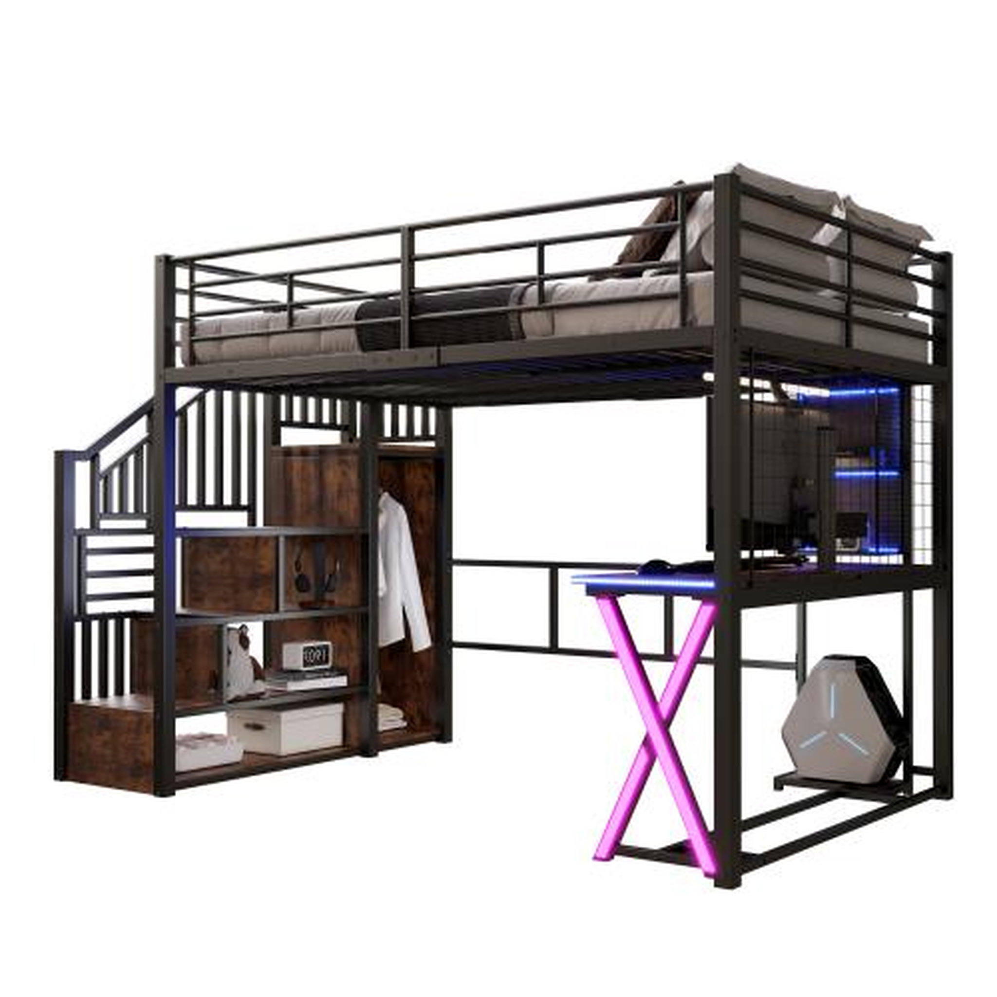 Voir la diapositive 1 : MERAX Lit mezzanine