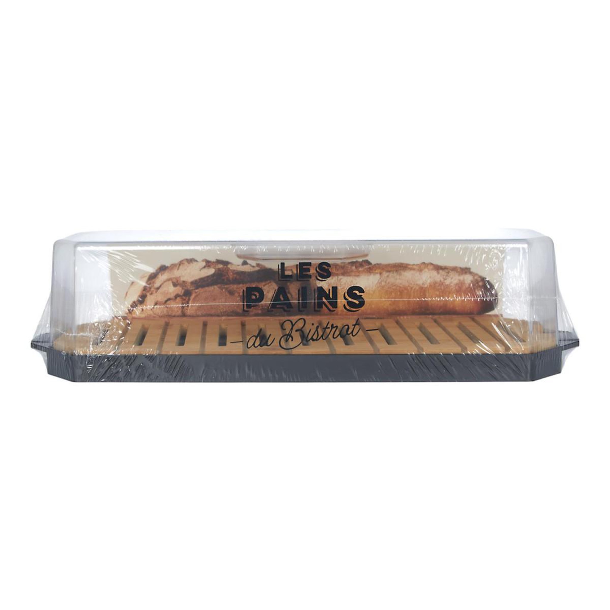 Voir la diapositive 4 : COOK CONCEPT Boîte à pain  bistrot  40cm transparent