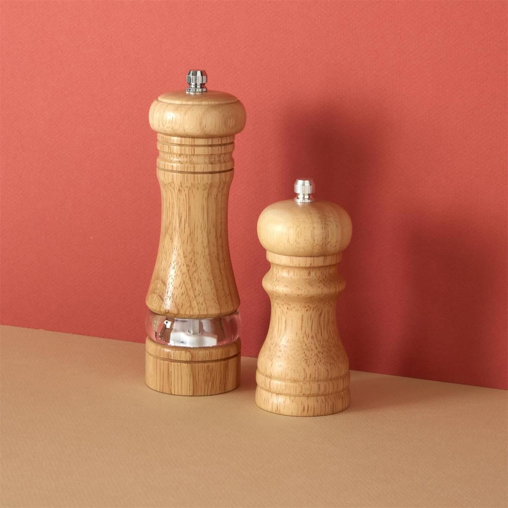 Voir la diapositive 5 : COOK CONCEPT Moulin à poivre & sel en bois  gared  16cm naturel