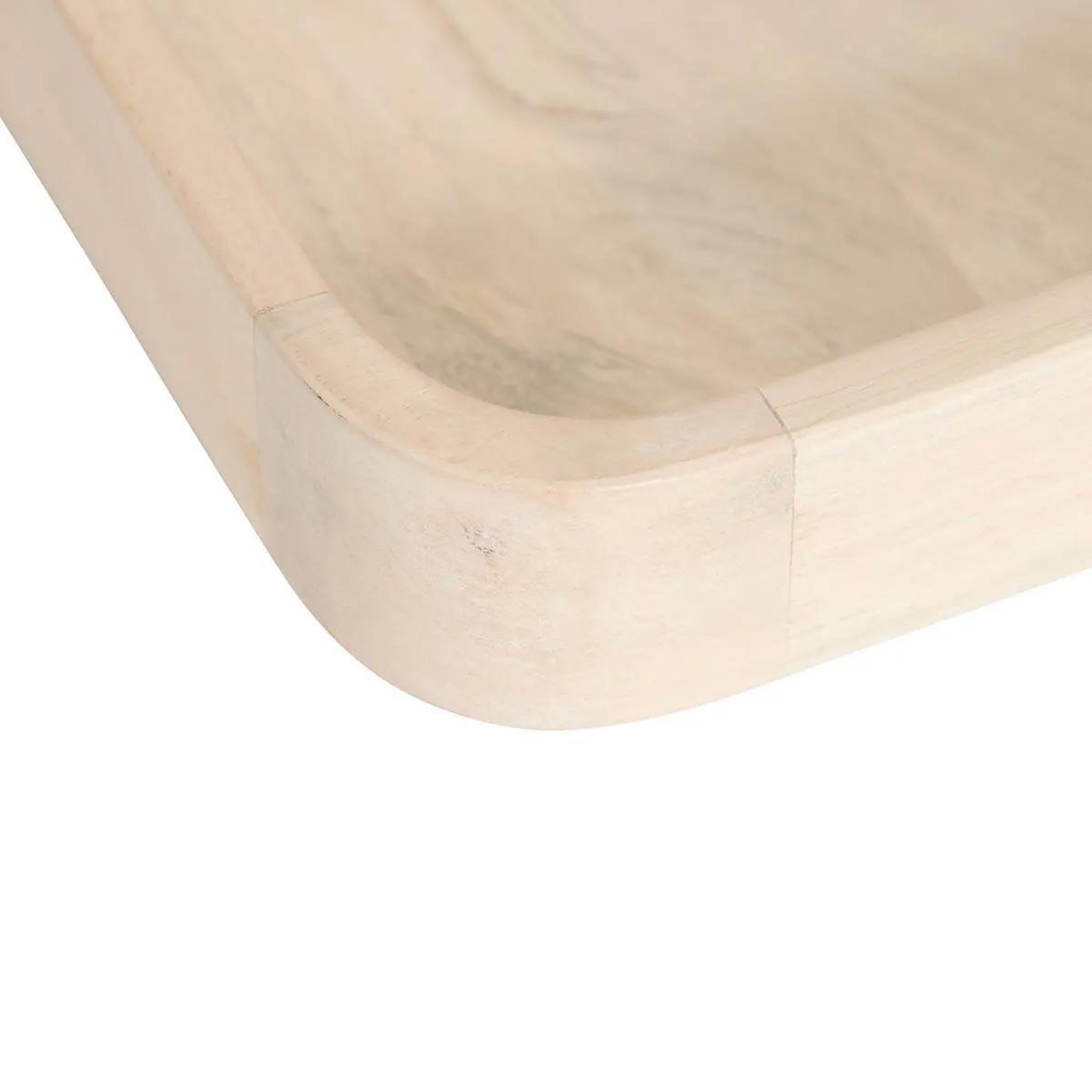 Voir la diapositive 2 : SECRET DE GOURMET Plateau de service en bois  ward  25cm beige