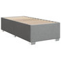 Voir la diapositive 3 : VIDAXL Cadre de lit sans matelas gris clair 80x200 cm tissu