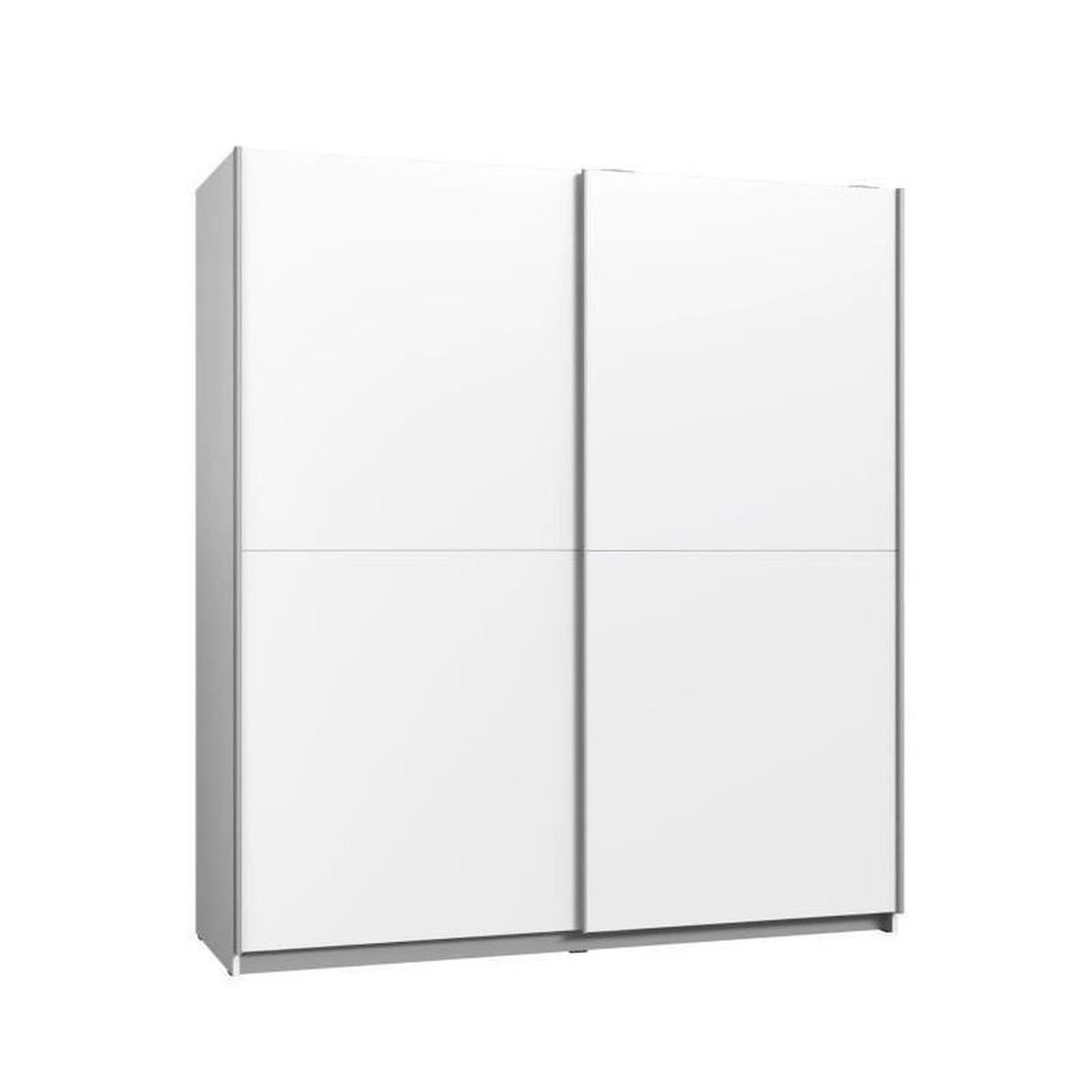 Voir la diapositive 2 : FINLANDEK FINLANDEK Armoire de chambre ULOS style contemporain blanc - L 170,3 cm