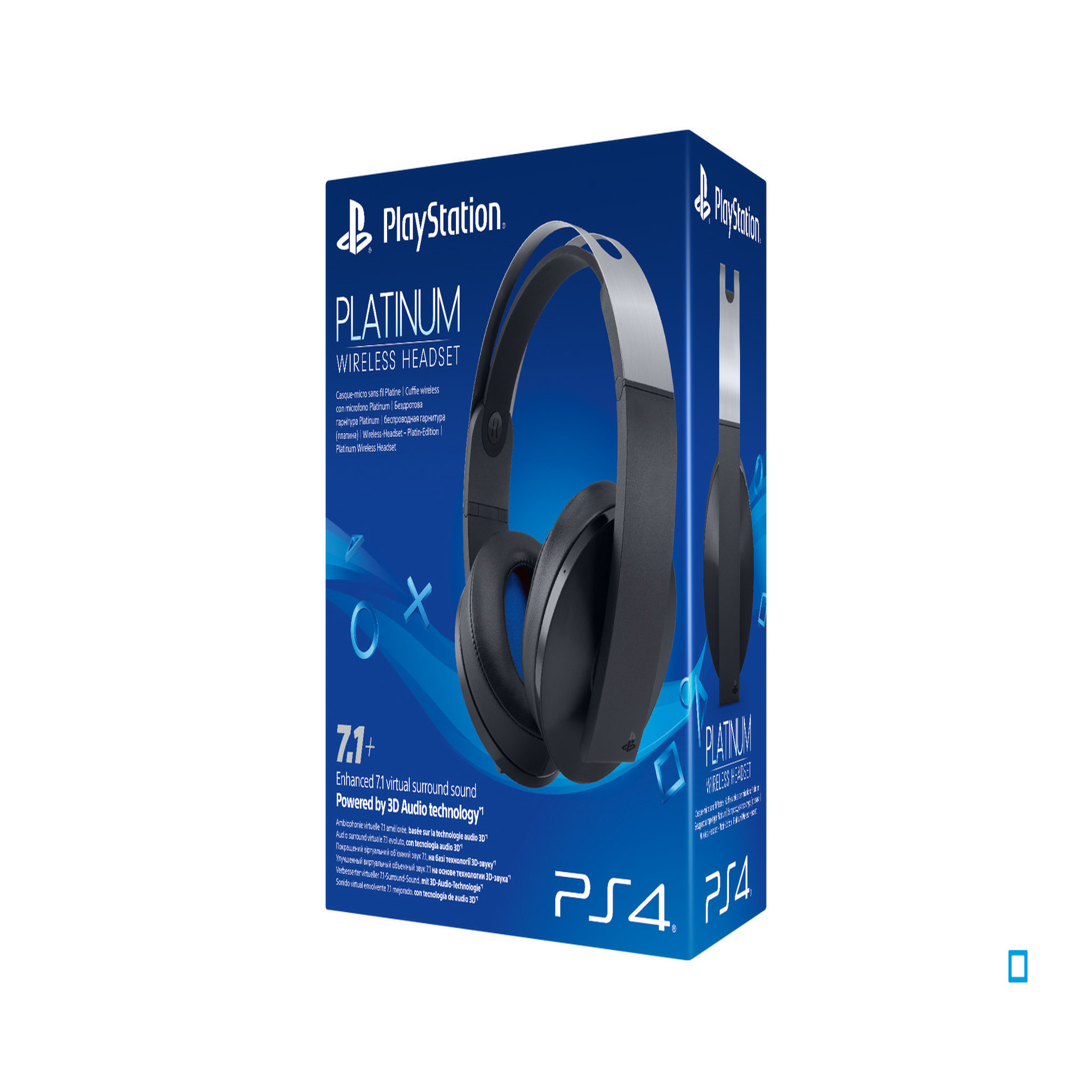 Voir la diapositive 1 : Casque Platinium Sans Fil PS4