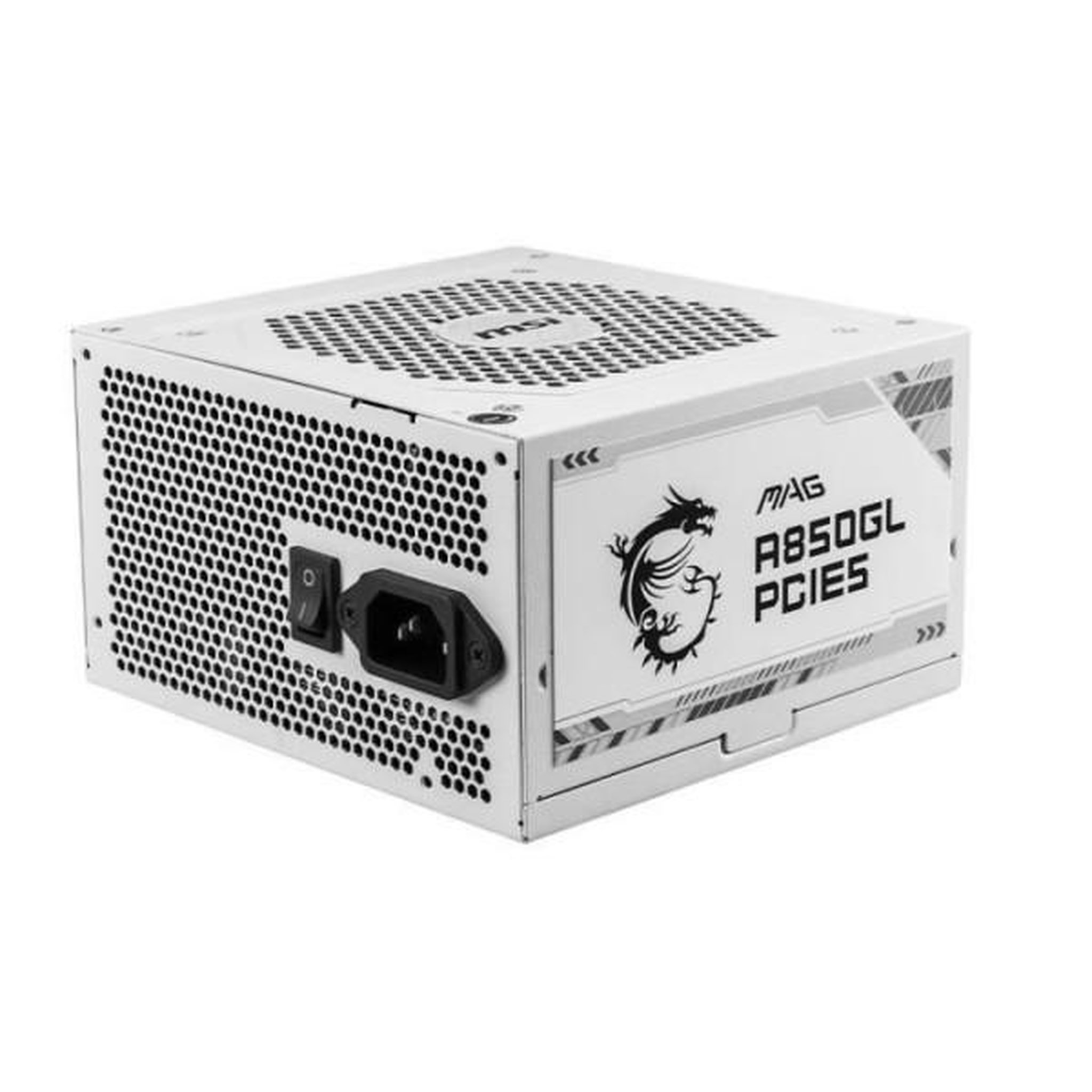 Voir la diapositive 2 : MSI Msi - mag a850gl pcie5 white - bloc d'alimentation interne - 850w