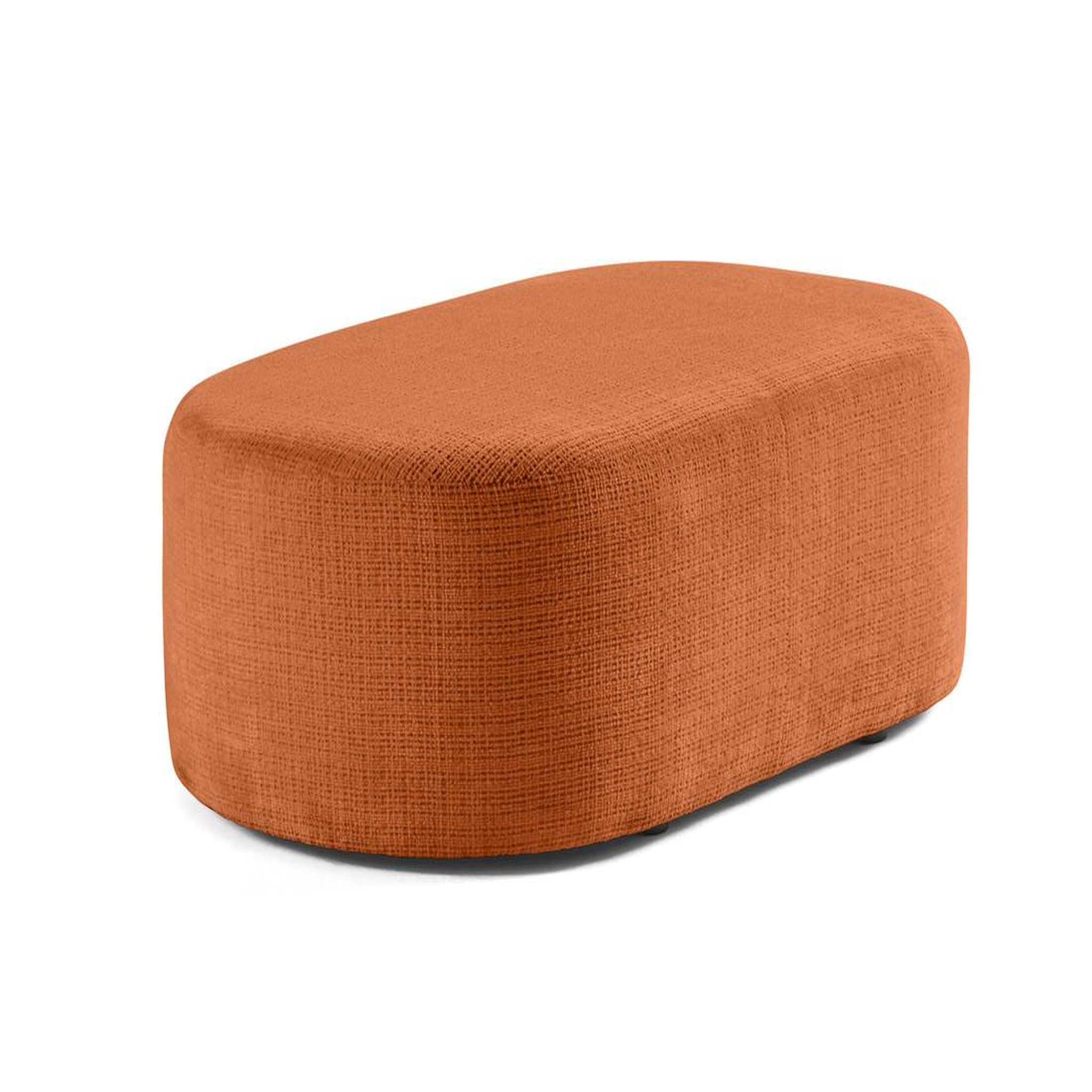 Voir la diapositive 3 : BEST MOBILIER Miro - pouf en velours texturé
