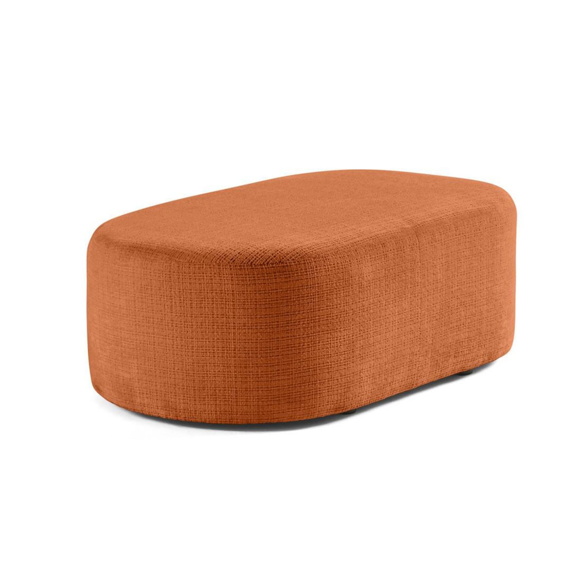 BEST MOBILIER Miro - pouf en velours texturé