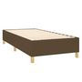 Voir la diapositive 4 : VIDAXL Sommier a lattes de lit avec matelas Marron fonce 80x200 cm