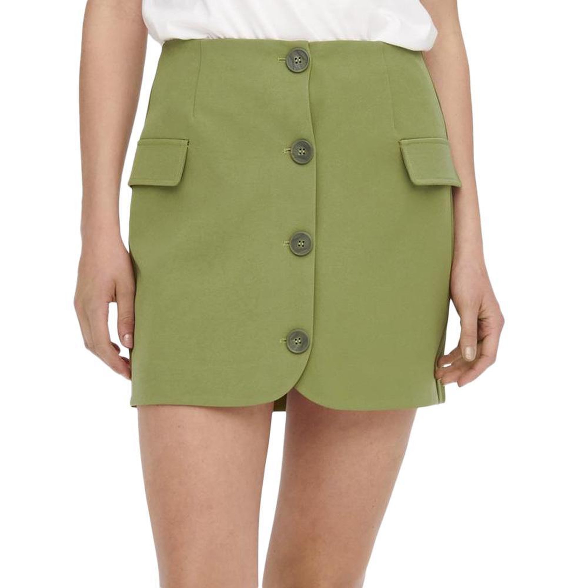 Only Jupe Verte Olive Femme Only Onlastrid. Coloris disponibles : Vert