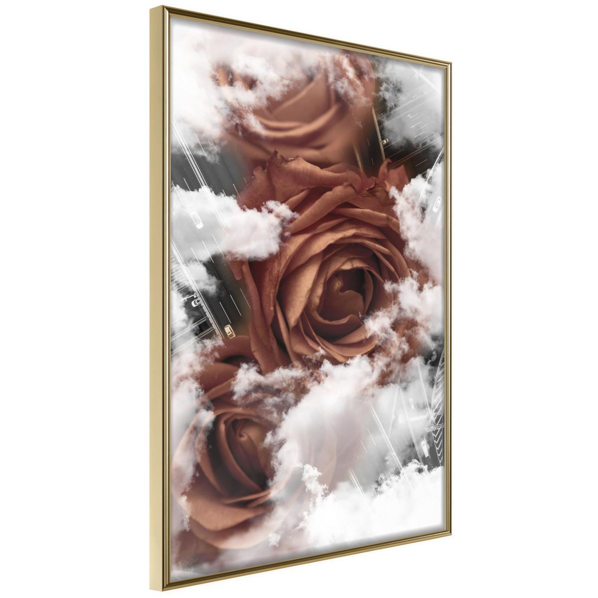 Paris Prix Affiche Murale Encadrée  Heavenly Roses
