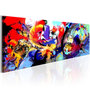 Voir la diapositive 2 : Paris Prix Tableau Imprimé  Colourful Immersion
