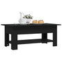 Voir la diapositive 5 : VIDAXL Table basse noir 102x55x42 cm bois d'ingenierie