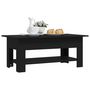 Voir la diapositive 5 : VIDAXL Table basse noir 102x55x42 cm bois d'ingenierie