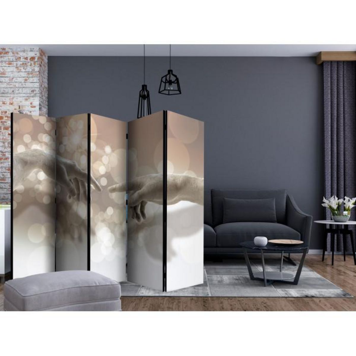 Paris Prix Paravent 5 Volets  Sensitive Touch  172x225cm