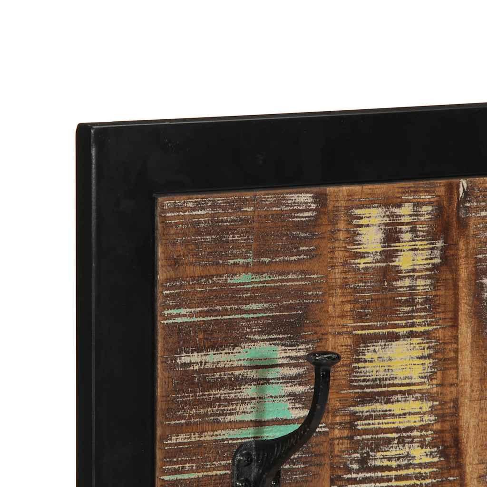 Voir la diapositive 5 : VIDAXL Porte-manteau multicolore 40x2x80 cm bois massif recuperation