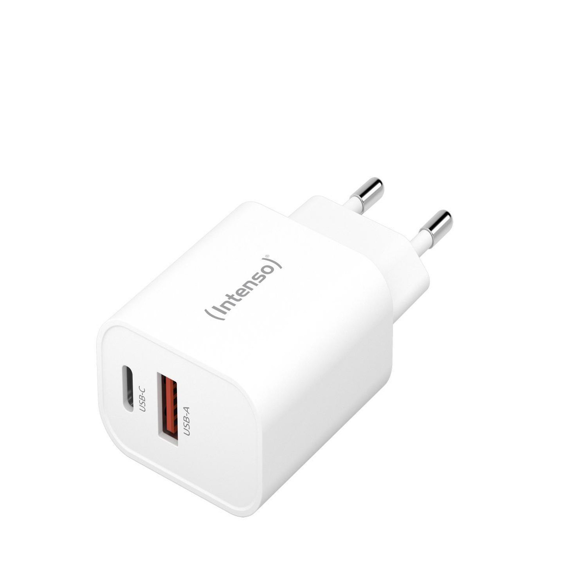 Voir la diapositive 2 : Intenso Intenso POWER ADAPTER USB-A/USB-C/7803012 Universel Blanc Secteur Charge rapide Intérieure