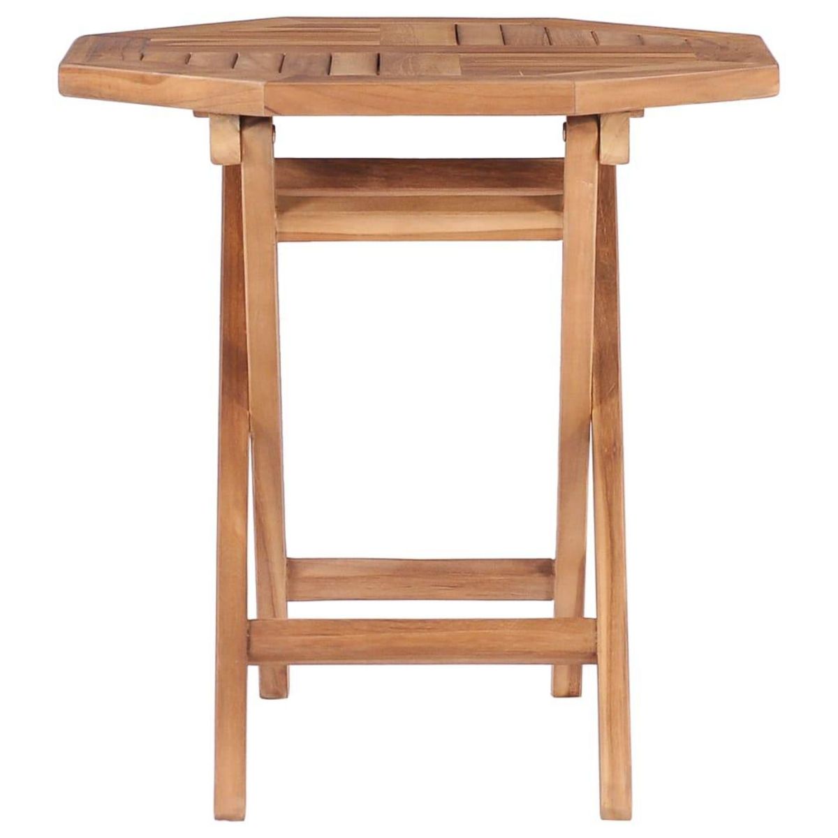 VIDAXL Table pliable de jardin 45x45x45 cm Bois de teck solide