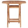 Voir la diapositive 3 : VIDAXL Table pliable de jardin 45x45x45 cm Bois de teck solide