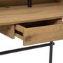 Voir la diapositive 4 : ATMOSPHERA Bureau vintage 1 tiroir en bois JOSAN - Marron