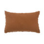 Voir la diapositive 1 : ATMOSPHERA Coussin Nid d'Abeille  Widdy  30x50cm Terracotta
