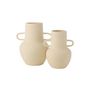 Voir la diapositive 2 : Paris Prix Vase Cruche 2 Anses  Dwight  24cm Beige