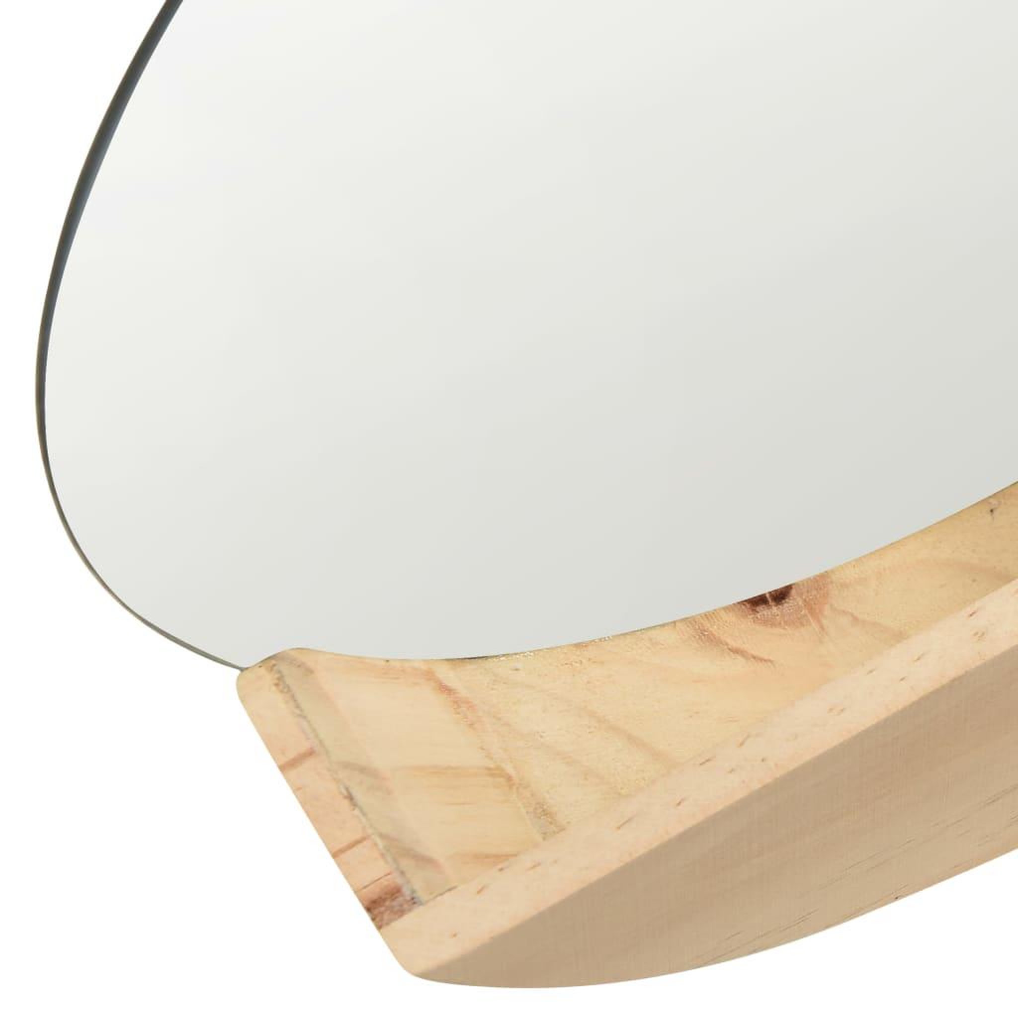 Voir la diapositive 5 : VIDAXL 322801 Wall Mirror Solid Pinewood 35 cm