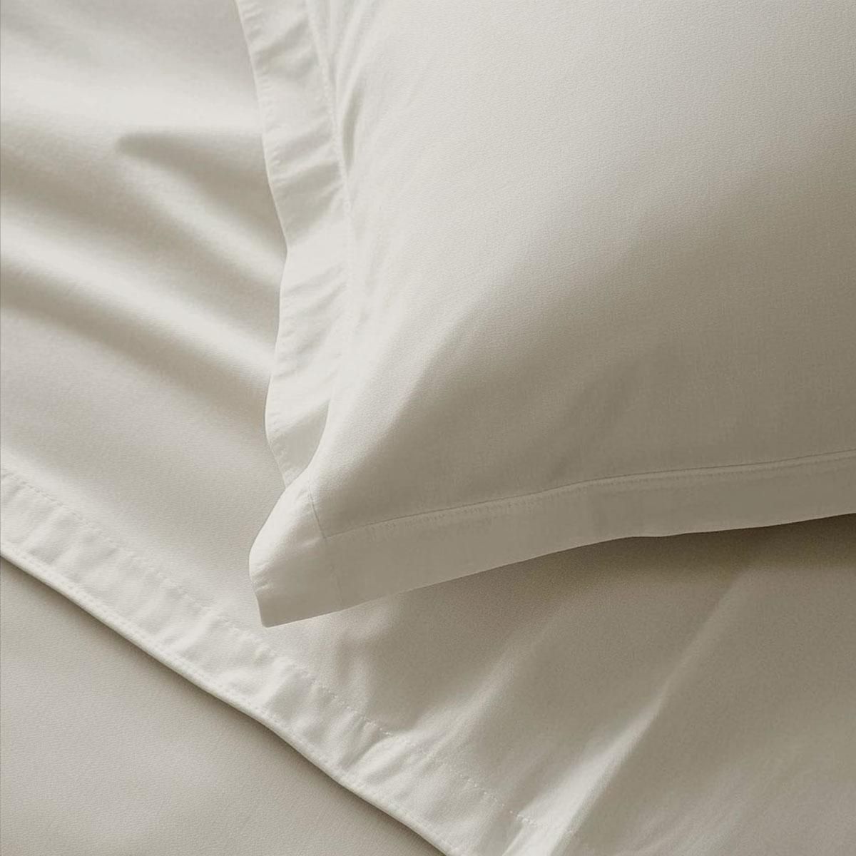 DODO Pack housse de couette + Taie(s) d'oreiller Coton thermorégulé Ivoire