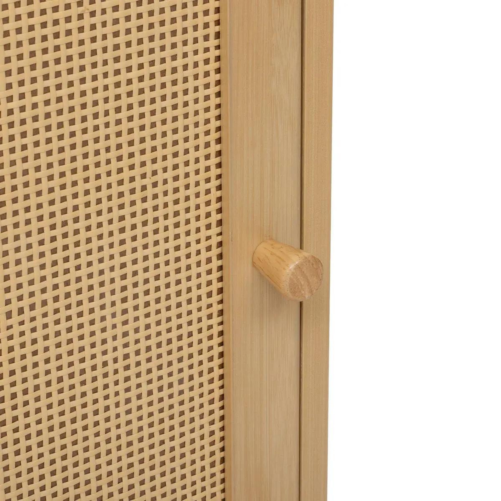 Voir la diapositive 4 : FIVE Colonne de salle de bain  cane  168cm naturel