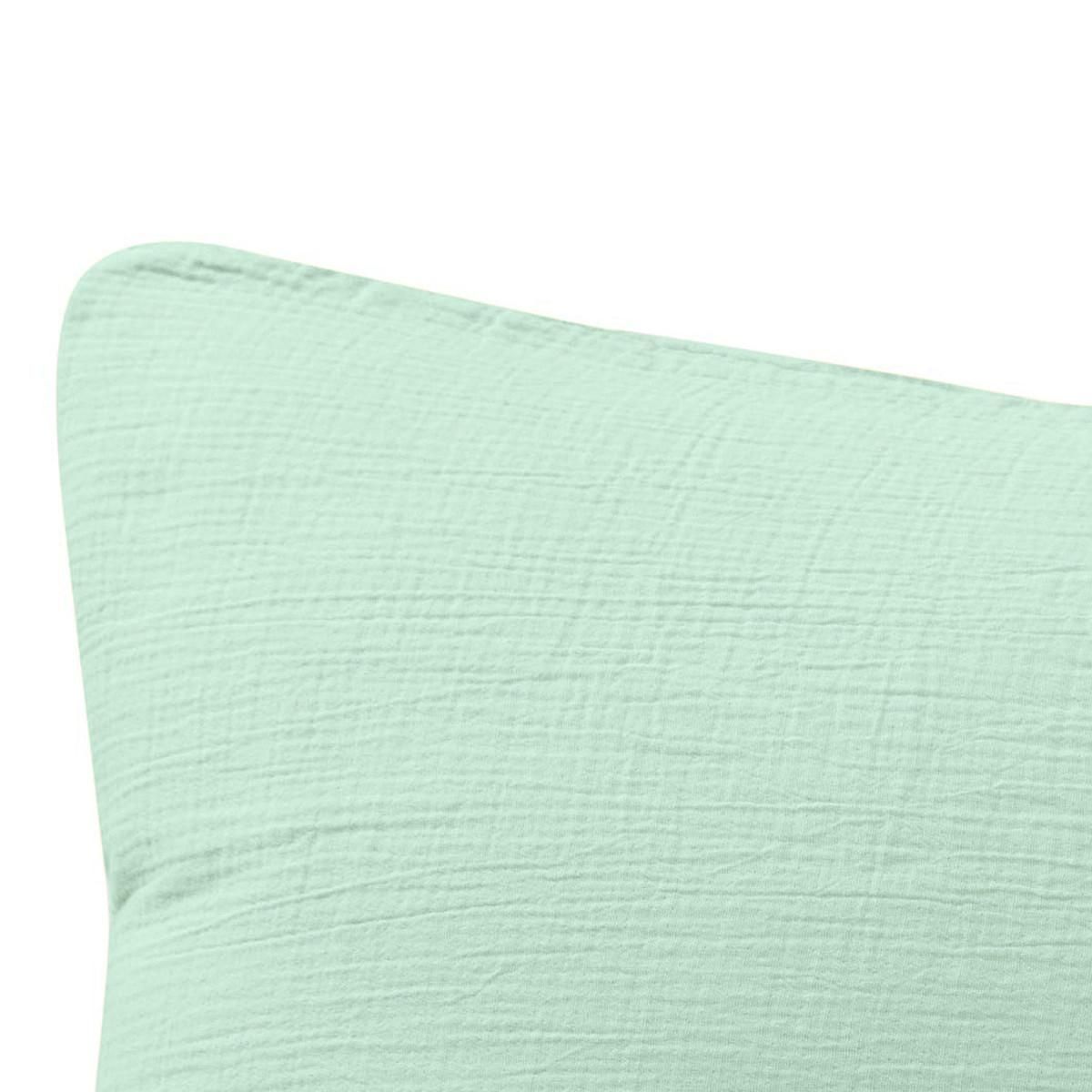 Sensei Maison Lot de 2 taies d'oreiller en gaze de coton LOFT