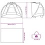 Voir la diapositive 6 : VIDAXL Tente de plage 2 personnes liberation rapide impermeable
