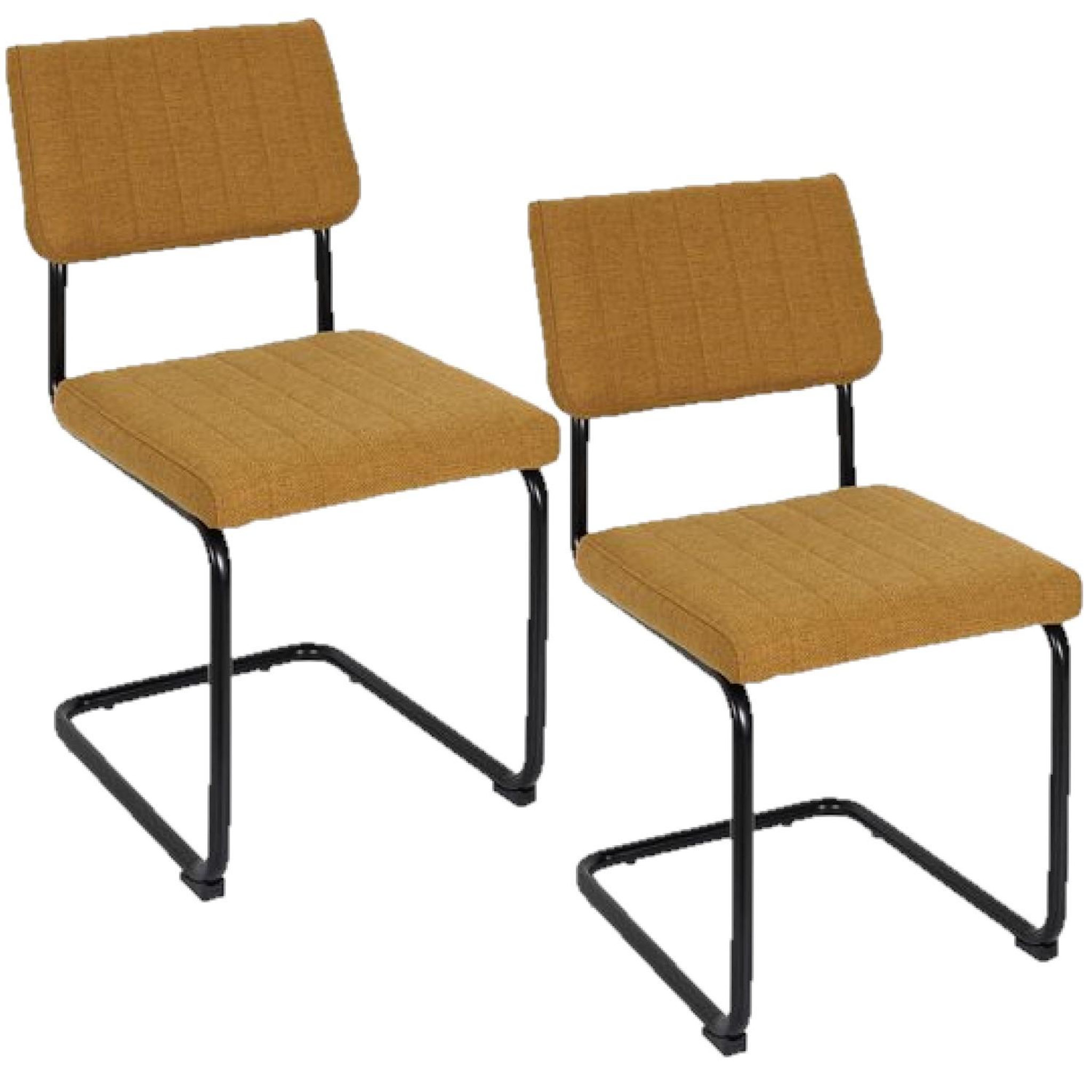 Voir la diapositive 1 : TOILINUX Lot de 2 Chaises Alban