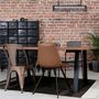 Voir la diapositive 5 : Rendez vous déco Lot de 2 chaises en métal chromé - Indus