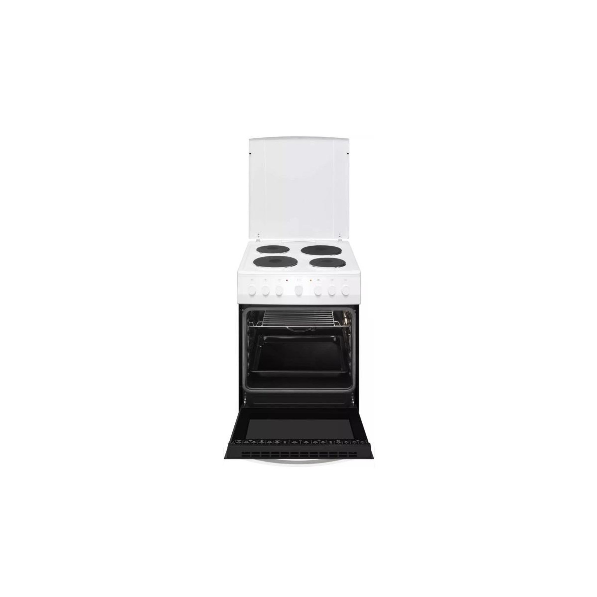 Voir la diapositive 3 : Fagor Cuisinière vitrocéramique 4 feux 6000w blanc - facv103b-1