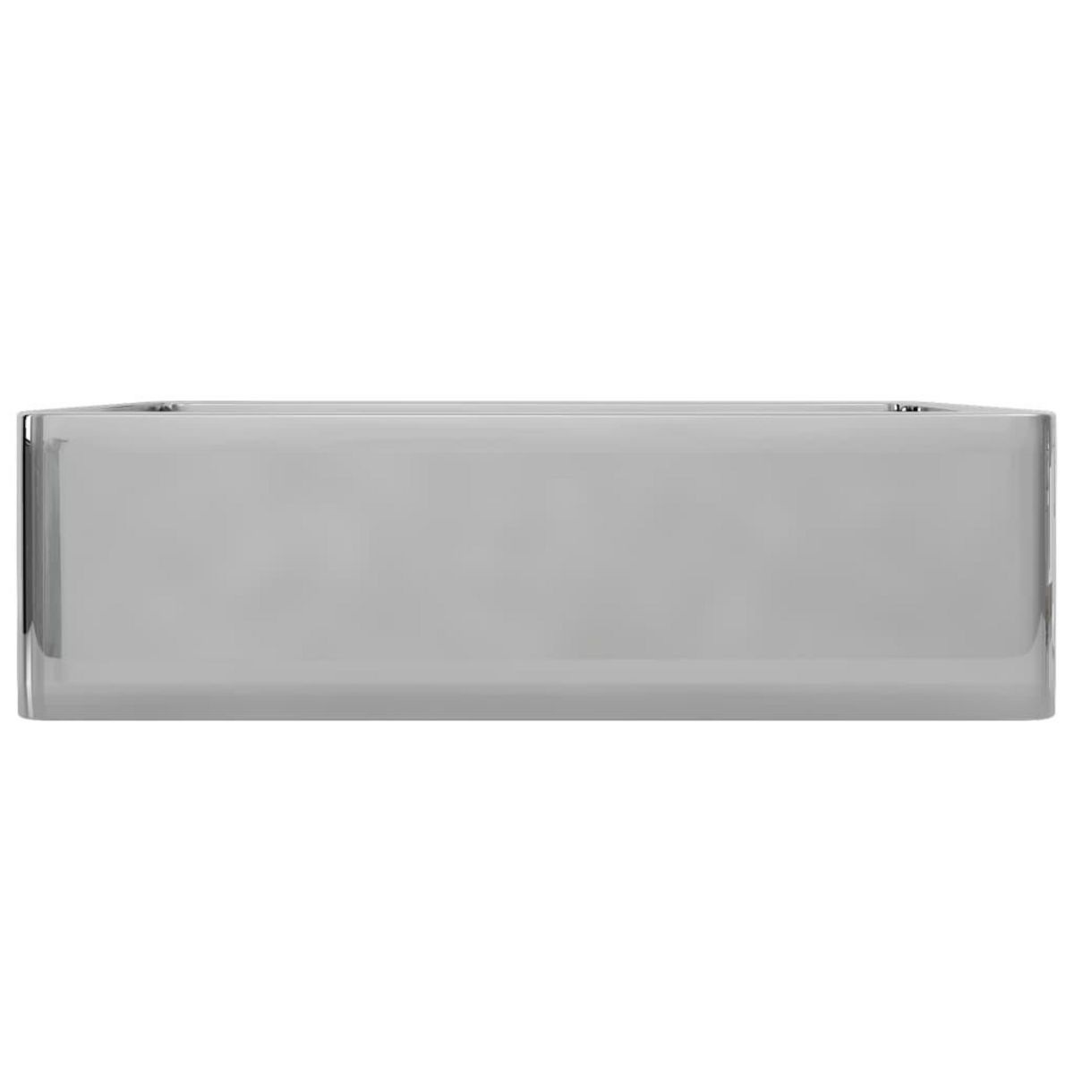 VIDAXL Lavabo 41 x 30 x 12 cm Ceramique Argente