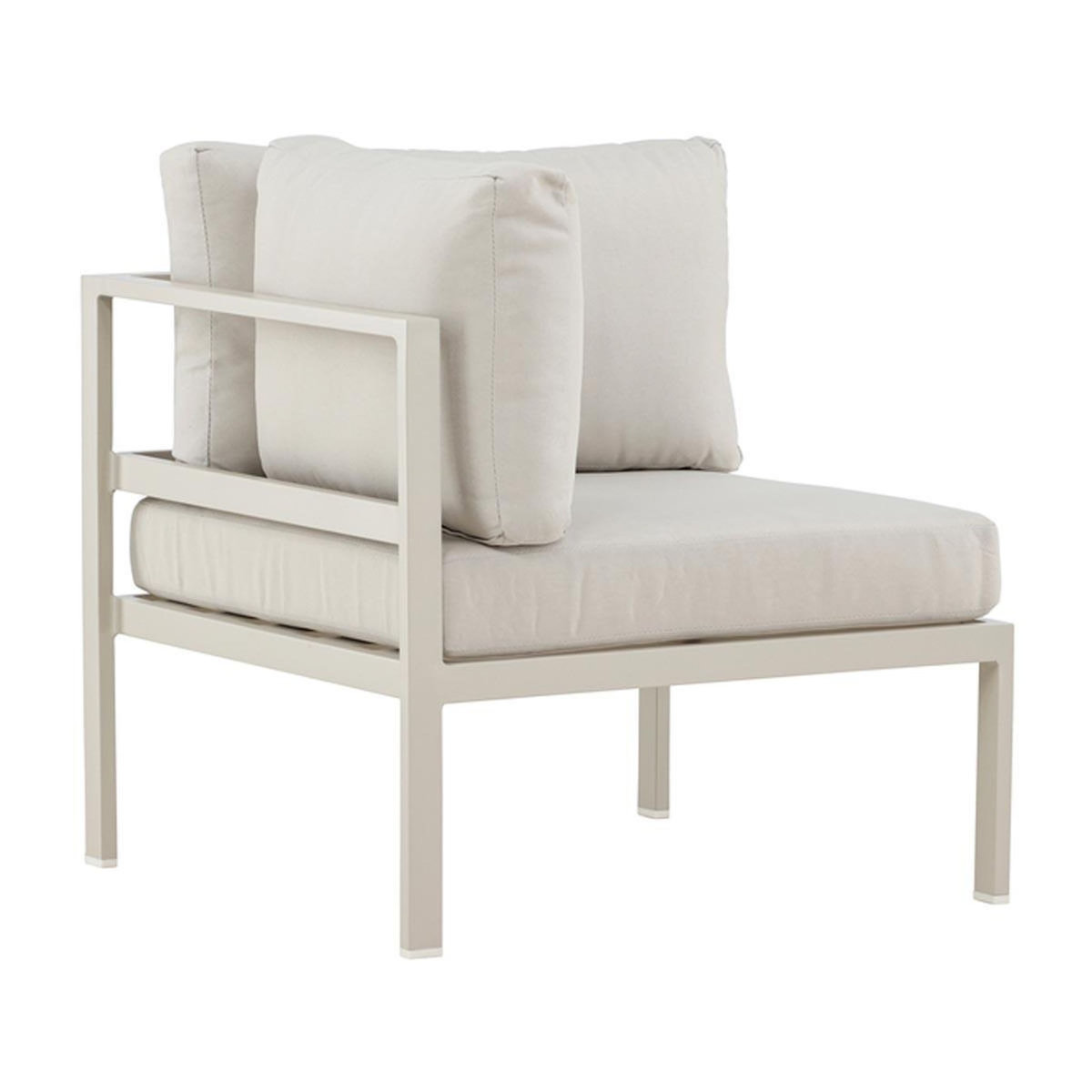 Paris Prix Module Canapé d'Angle de Jardin  Copacabana  74cm Beige