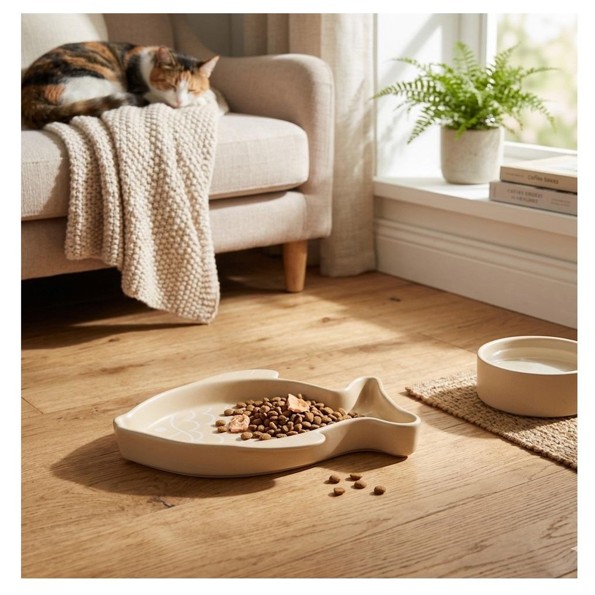 Voir la diapositive 2 : Eden Gamelle pour chat nourriture et eau fishie