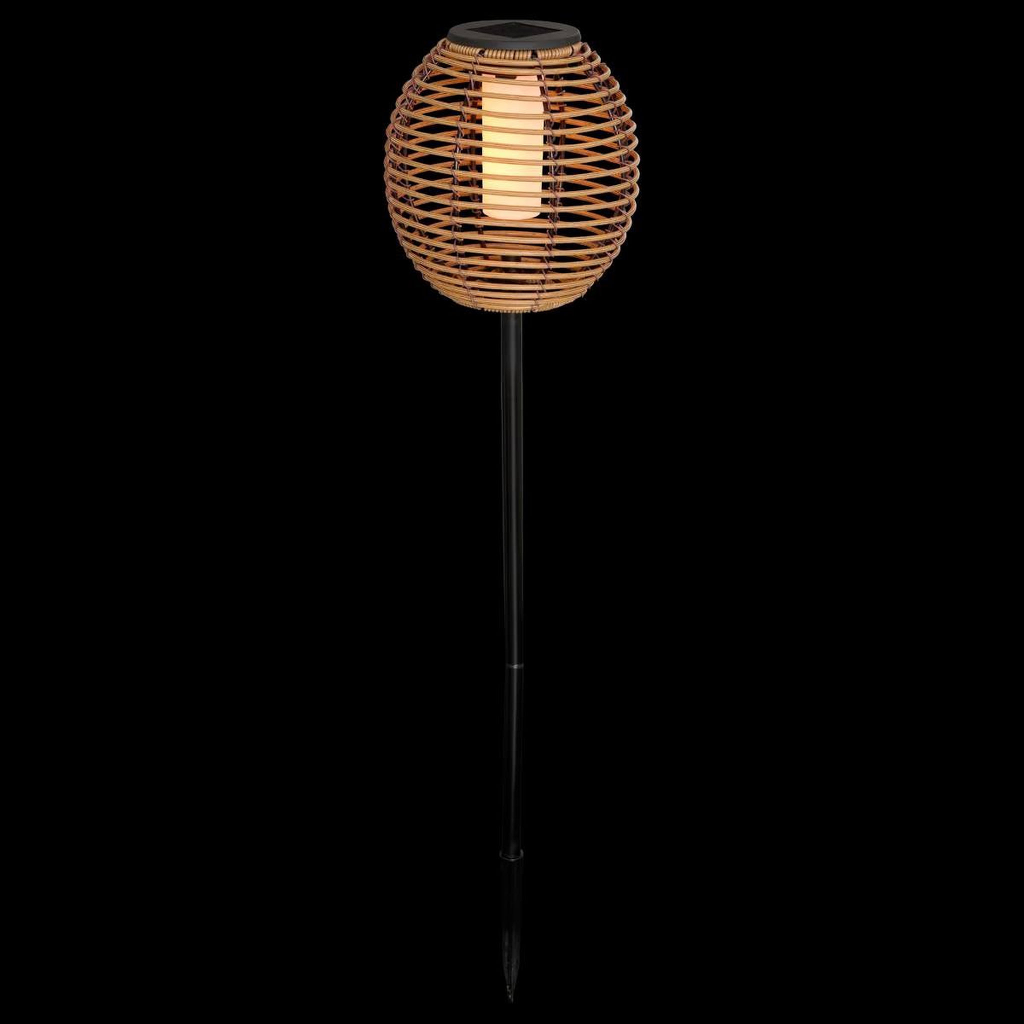 Voir la diapositive 2 : ATMOSPHERA Balise Solaire d'Extérieur  Cuba  65cm Beige