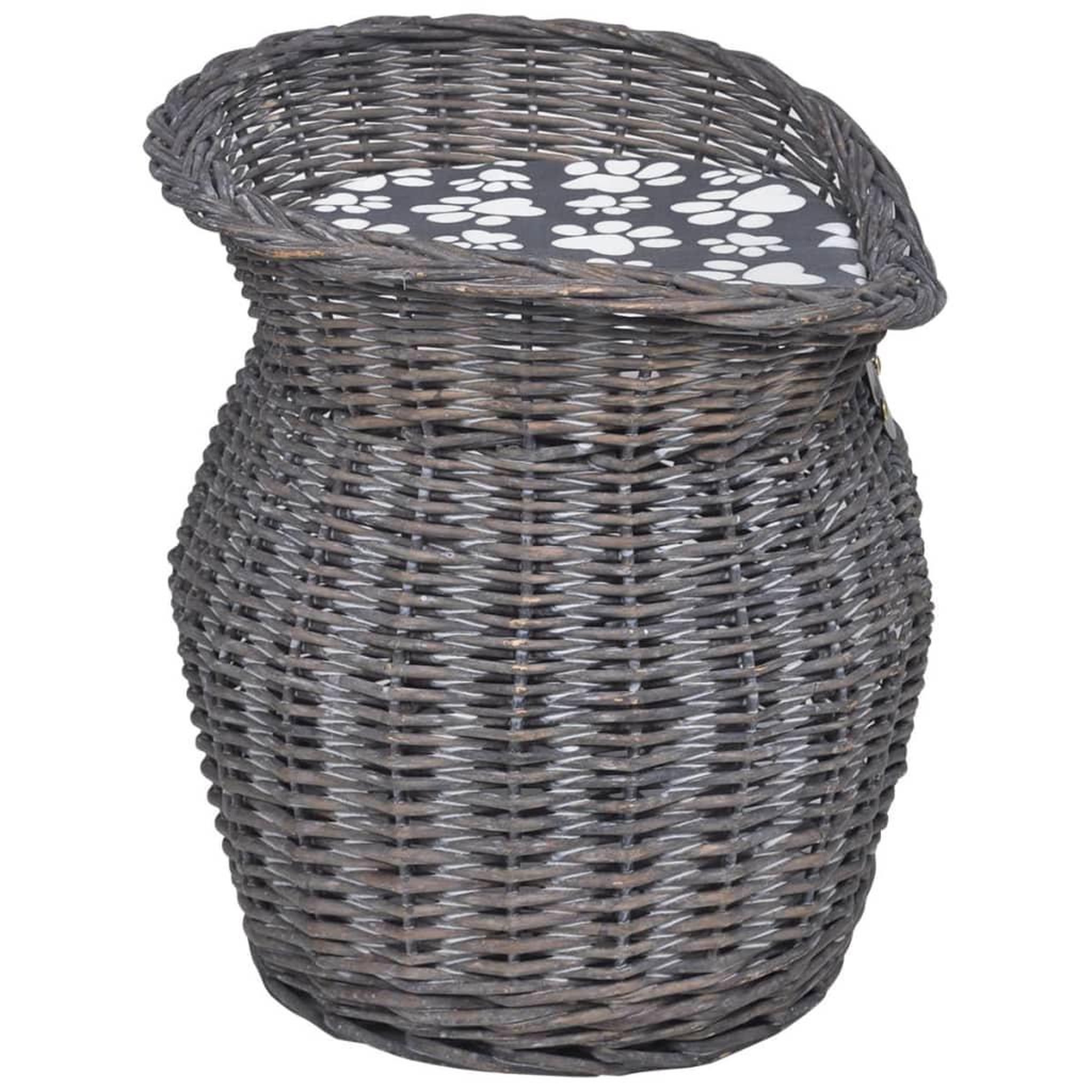 Voir la diapositive 3 : VIDAXL Arbre/maison a chat avec coussin Saule