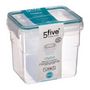 Voir la diapositive 3 : FIVE Boîte de Conservation  Clipeat  970ml Bleu