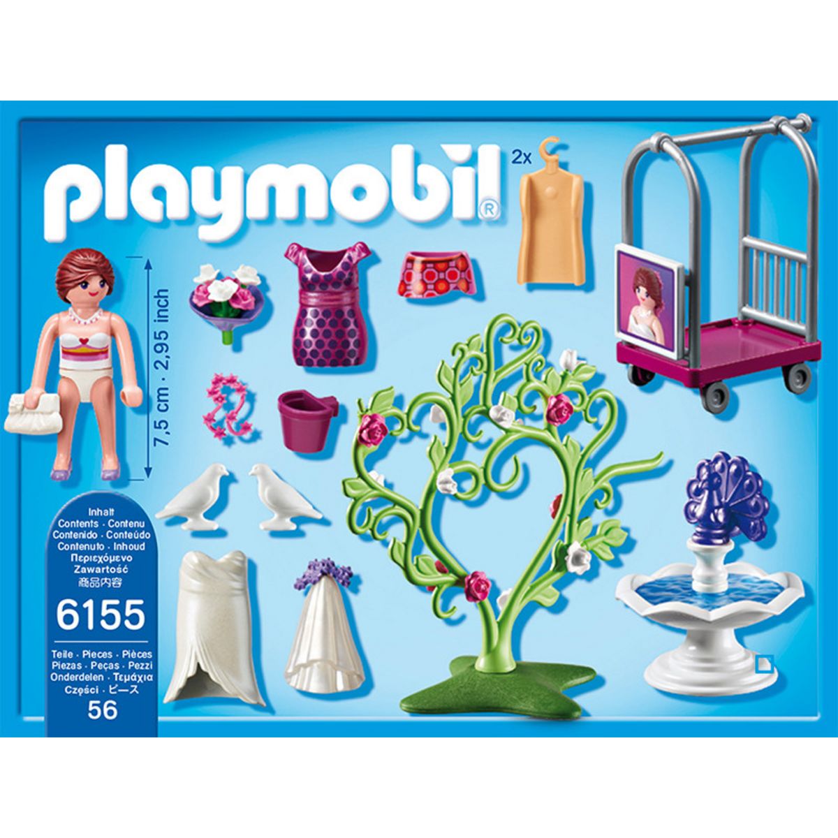 PLAYMOBIL 6155 Top modèle avec tenue de mariée