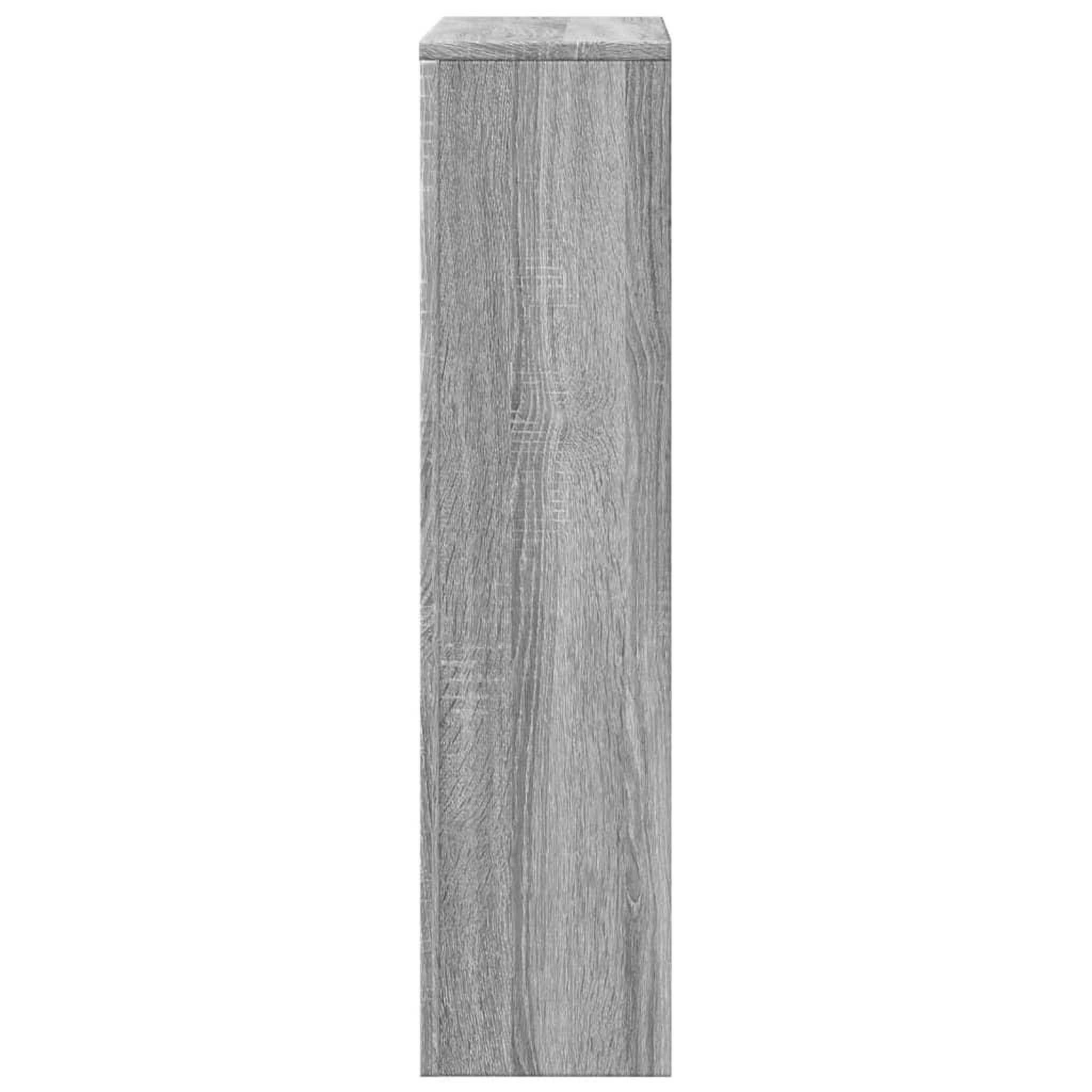 Voir la diapositive 4 : VIDAXL Cache-radiateur sonoma gris 104x20x82 cm bois d'ingenierie