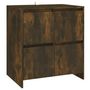 Voir la diapositive 2 : VIDAXL Buffet Chene fume 70x41x75 cm Bois d'ingenierie