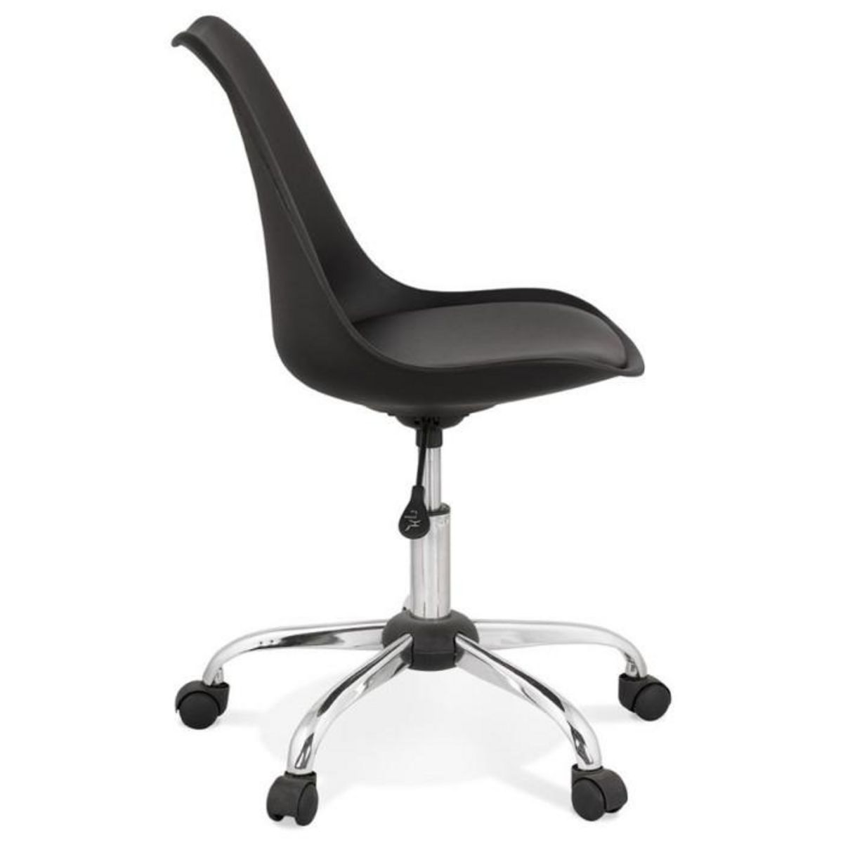 Paris Prix Chaise de Bureau Design  Amidon  81cm Noir