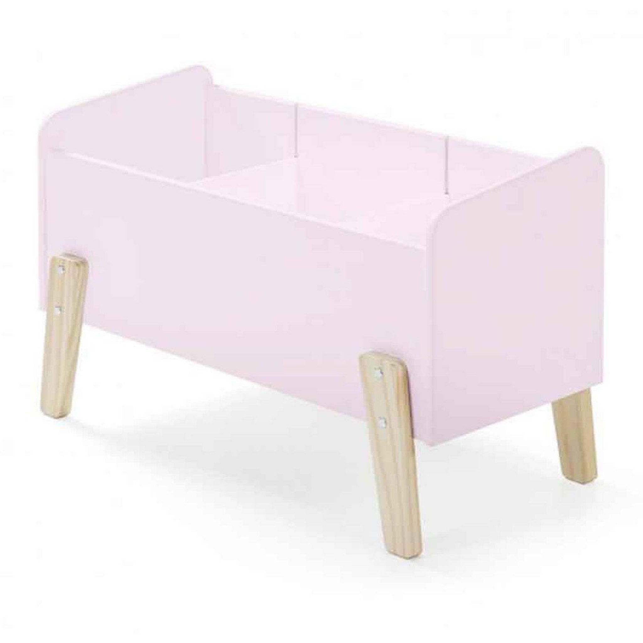 Paris Prix Coffre à jouets  kiddy  80cm rose