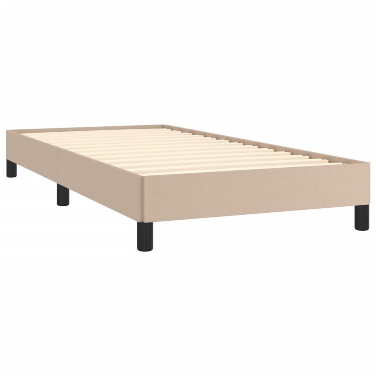 VIDAXL Cadre de lit sans matelas cappuccino 80x200 cm similicuir