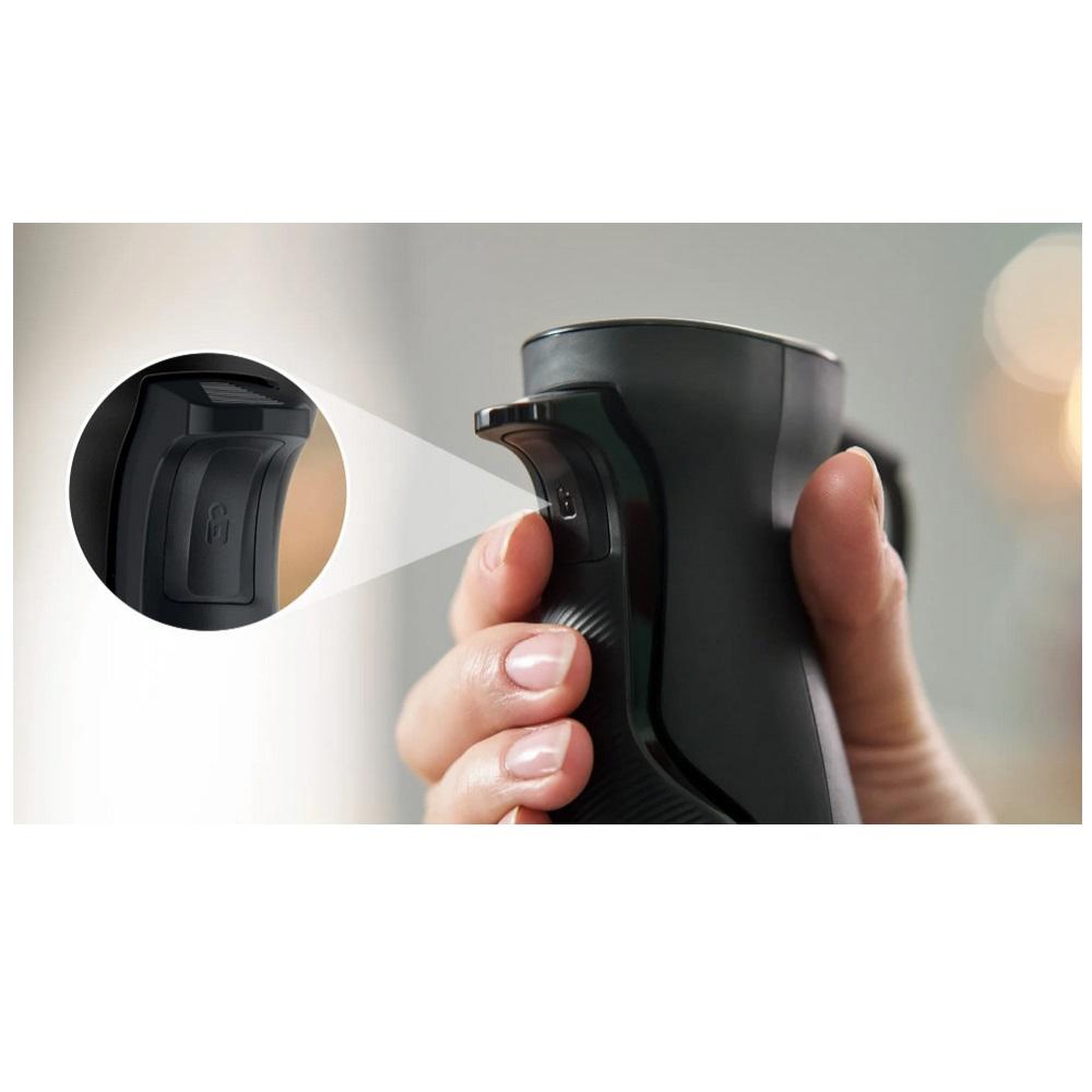 Voir la diapositive 3 : BOSCH Mixeur plongeant multifonction 1000w inox/noir - msm6m622
