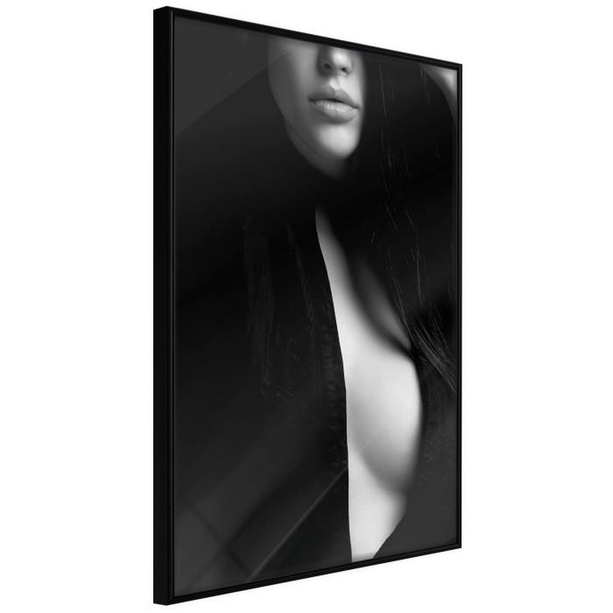 Paris Prix Affiche Murale Encadrée  Classic Blackness. Coloris disponibles : Noir, Jaune
