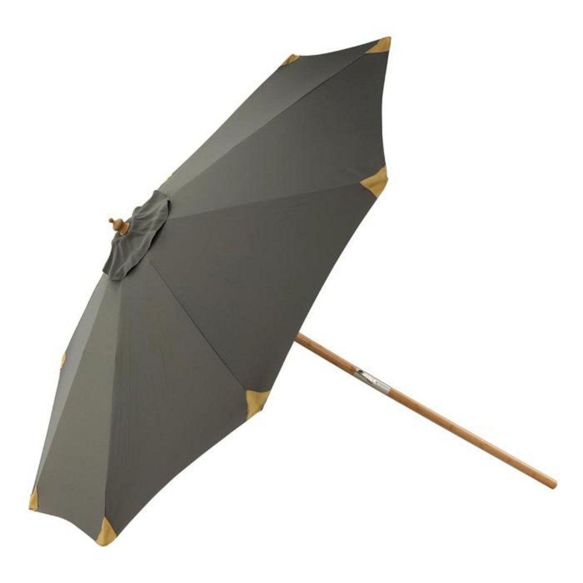 Paris Prix Parasol en Bois  Cerox  270cm Gris