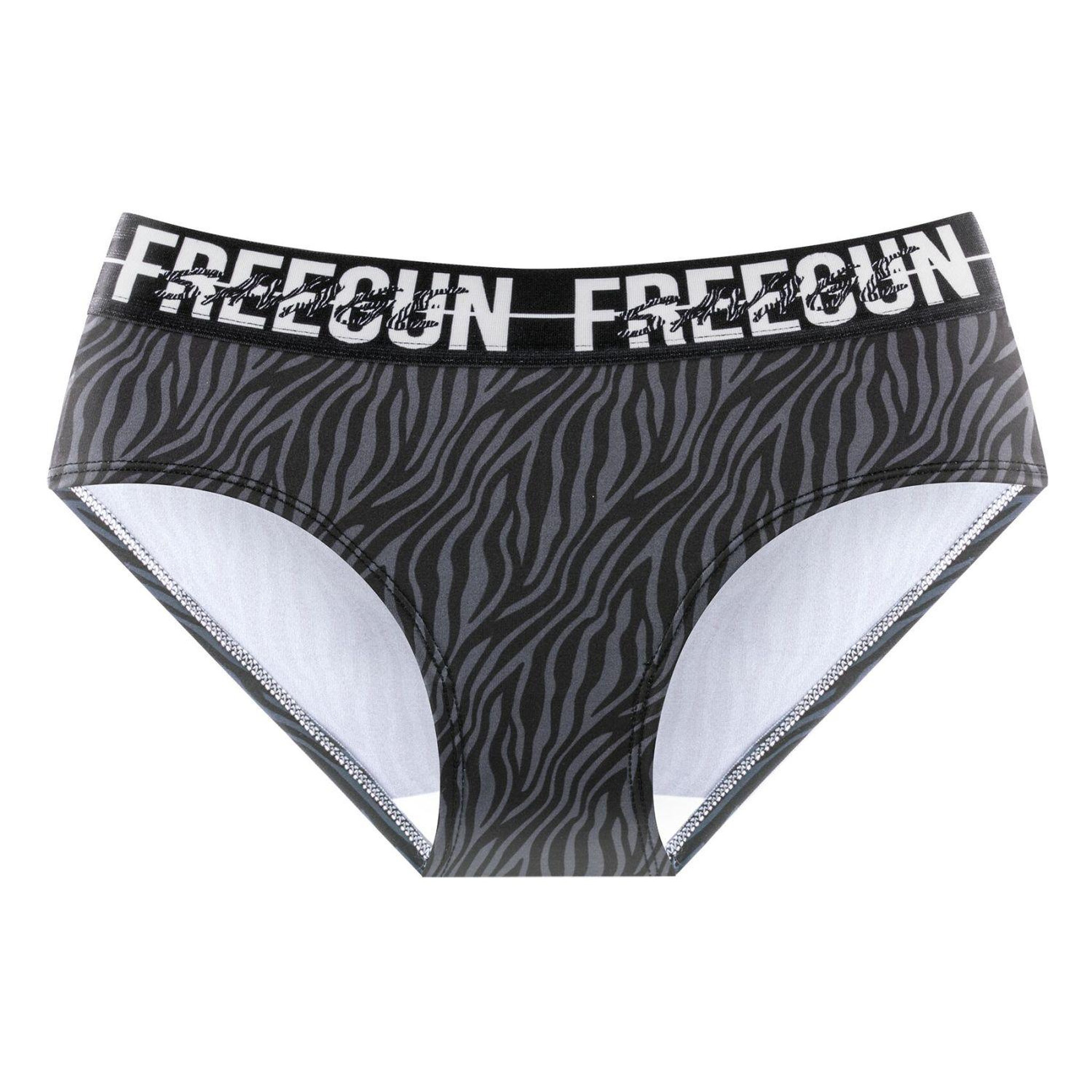 Voir la diapositive 5 : FREEGUN Lot de 3 culottes fille Leopard