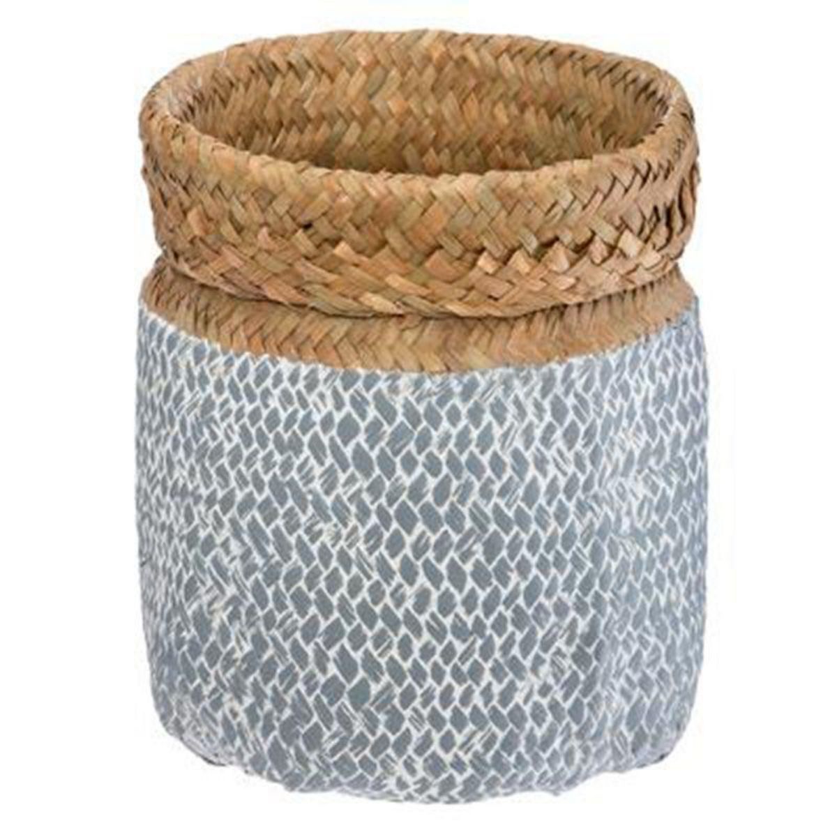  Lot de 3 Paniers de Rangement  Seagrass  24cm Multicolore