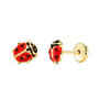 Voir la diapositive 1 : L'ATELIER D'AZUR Boucles d'Oreilles Or 18 Carats 750/000 Jaune - Coccinelles